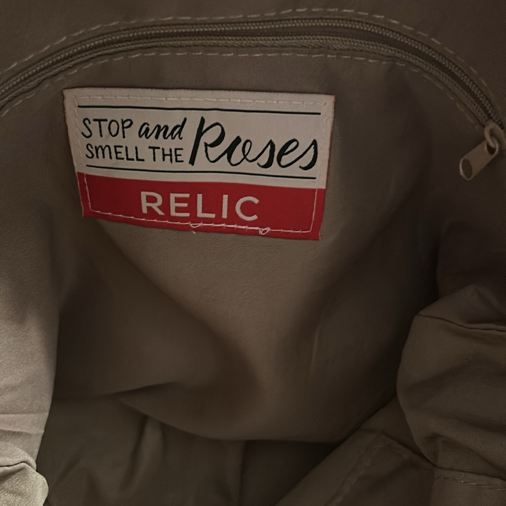 Relic | Oh, Happy Day Gray Chevron Crossbody/Hand Bag/Purse/Shoulder Bag View 5